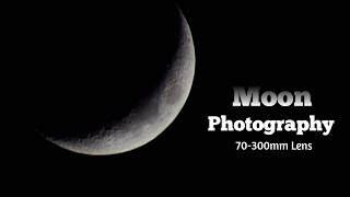 Day 2 Moon🌙 Photography Use My Nikon D5300 With 70300mm Lens moonphotography janaphotography [upl. by Ten]