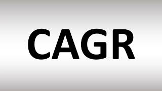 How to Pronounce Cagr [upl. by Cody]