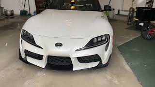 TUTORIALInstalling the ZL1 Rock Guards on my A90 Supra [upl. by Nera]