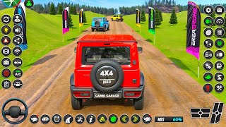 Car Game  4x4 Offroad Jeep Driving Games  gadi game Android Gameplay 1 [upl. by Suehtomit]