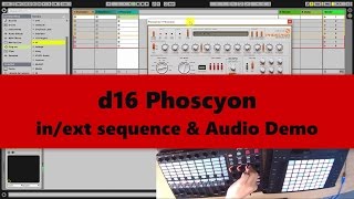 d16 Phoscyon TUTORIAL Sequence and Audio 2017 [upl. by Jessamyn]