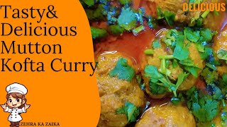 Mutton Kofta Curry foodblogfoodpeshawarbloggers peshawri zehrakazaika [upl. by Aehtrod83]