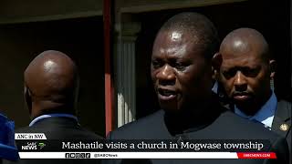 2024 Elections  ANC Deputy Pres Paul Mashatile visits New Church in Mogwase Rustenburg [upl. by Akciret]