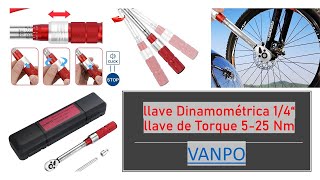 Unboxing Llave Dinamométrica 14quot Llave de Torque 525 Nm VANPO [upl. by Tarttan]