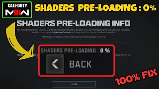 MW3 shader preloading stuck at 0 Fix [upl. by Nicolea151]