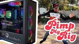 Pimp My Rig  Evetech Trio Elite case PC build with DangerousDave [upl. by Pirali]