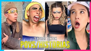 3 HORAS Das MELHORES HISTÓRIASPOVS Do TIKTOK [upl. by Ecilegna]