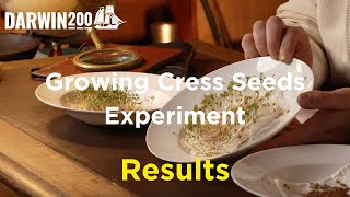 RESULTS  Growing Cress Seeds Experiment Segment from Worlds Most Exciting Classroom Episode 18 [upl. by Solis]