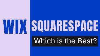 Wix vs Squarespace Comparison  Which is best For Ecommerce Blogging [upl. by Adalai]