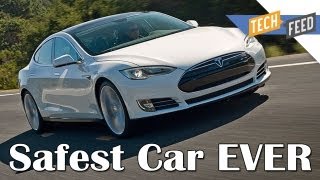 Tesla Model S  SAFEST CAR EVER MADE [upl. by Morty]