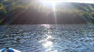 Paddling at the Monksville Reservoir SkyLine Drive Ringwood Huge Lake [upl. by Ellehsyt]