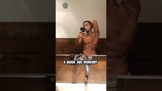 Quick Abs Workout 🏠 homeworkout gym aesthetics calisthenics fitness athlete improve abs [upl. by Lseil]