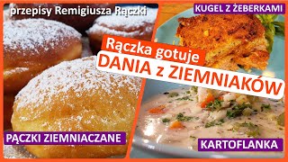 Rączka gotuje pączki ziemniaczane kartoflanka kugel z żeberkami [upl. by Reinke]