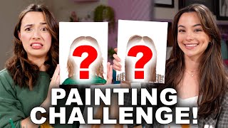 Painting Each Other Challenge  Merrell Twins [upl. by Ursel]