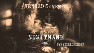 Avenged Sevenfold  Nightmare Demo [upl. by Rahab]