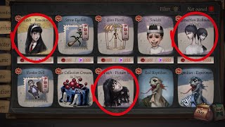 Identity V  PLAYING ALL JUNJI ITO CROSSOVER SKINS FOR HUNTERS  Standby Motion Showcase [upl. by Irak231]