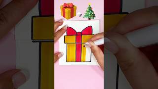 Emoji Mixing 🎁🎄  What next⁉️ shorts youtubeshorts surprise gift christmas art viral [upl. by Trask]