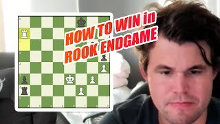 Magnus SHOWS How to WIN the ROOK Endgame4 Pawns vs 3 Pawns  Arjun Erigaisi vs Magnus Carlsen [upl. by Ailecara]