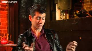 NEWSNIGHT Arctic Monkeys Alex Turner on hip hop inspirations [upl. by Dunlavy464]