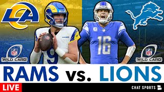 NFL Playoffs 2024 Live Streaming For Rams vs Lions  Scoreboard PlayByPlay Highlights On NBC [upl. by Aerdnas]