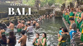 Vlog 100 BALI GOA GAJA TEMPLE PURA TIRTA EMPUL BALINESE DANCE  UBUD PALACE [upl. by Leahcim788]