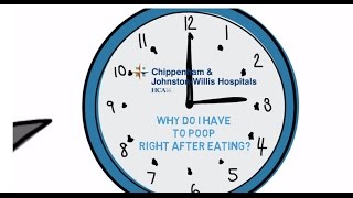 CJW Doc Minute Why do I poop after eating [upl. by Acillegna]