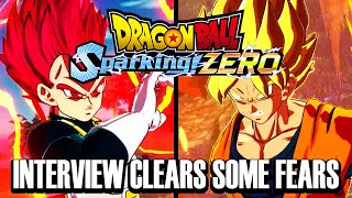 Dragon Ball Sparking Zero New Interview Puts Some Of My Worries To Rest [upl. by Vincenta]