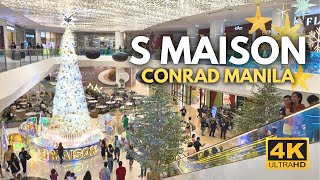 Luxury Mall Inside A 5Star Hotel S MAISON of Conrad Manila  4K  Pasay City Philippines [upl. by Halland]