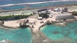 United Island Hopper landing at Majuro Marshall Islands [upl. by Dorelle]