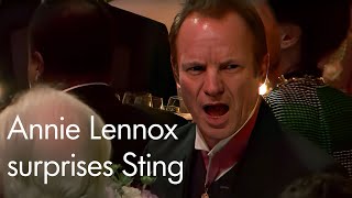 Annie Lennox surprises Sting at the Polar Music Prize 2017 [upl. by Nannek425]