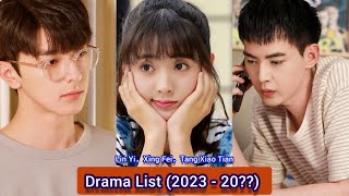 Lin Yi，Xing Fei，Tang Xiao Tian Put Your Head on My Shoulder  Drama List 2023  20 [upl. by Ybloc]