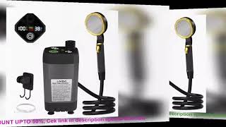 Camping Shower Pump RV Outdoor Shower Kit Camp Shower wFull Screen In Review [upl. by Mallory]