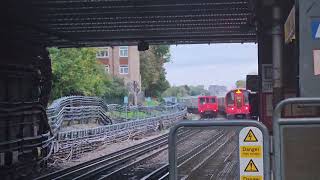 Ex D78 Stock Rail Adhesion Train Passes Wembly Park Heading To Neasden Depot [upl. by Alroy830]