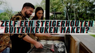 7 TIPS OM ZELF EEN STEIGERHOUTEN BUITENKEUKEN TE MAKEN Mijn Stappenplan  Bouwtekeningen [upl. by Ferrand291]