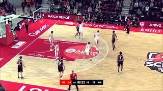 Hugo Mienandi Etoile Angers France pro B 20232024 season highlights [upl. by Magel]