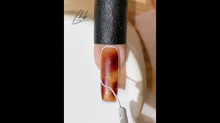 Fall Design  French Nail Art Tutorial luvherbeauty [upl. by Caprice]