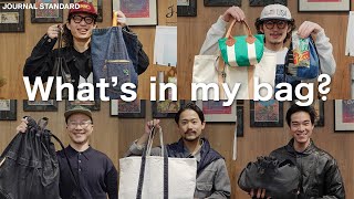 【鞄の中身】待望のメンズのバッグの中身です【愛用スタイリング剤も】What’s in my bag [upl. by Enirahtac850]