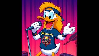 Donald Duck  Hangar 18 Megadeth Cover [upl. by Roid]