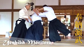 Doshu Moriteru UESHIBA Senseis Demonstration at the annual AIKISHRINE Festival 2024 [upl. by Ycam]