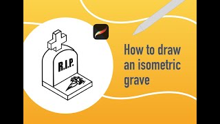 How to draw an isometric grave [upl. by Ahso]