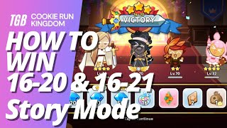 Cookie Run Kingdom 1620 amp 1621 Story Mode Auto 3 Stars ☆☆☆ [upl. by Atnamas]