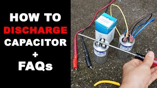 How to Discharge a HVAC Capacitor [upl. by Robers]