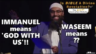 His NAME will be CALLED or MEANT Immanuel  Is this Bible Prophecy Fulfilled Waseem Razvi Debate [upl. by Anaxor830]