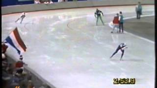 Winter Olympic Games Calgary 1988  5 km Lamarche  Visser [upl. by Selhorst]