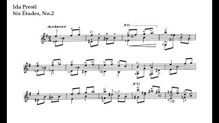 Ida Presti Six Études Étude II [upl. by Flanagan]