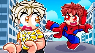 Roblox Obby but you’re SPIDERMAN [upl. by Udale301]