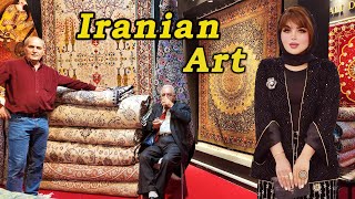 Persian Carpet Tour Exploring the Largest Iranian Handmade Carpets ExhibitionTehran 🇮🇷 IRAN [upl. by Havens]