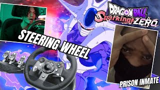 STEERING WHEEL VS COOLER MOVIE IN SPARKING ZERO FT PRISON INMATE [upl. by Ainesell808]