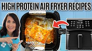 5 Healthy HIGH PROTEIN AIR FRYER Recipes [upl. by Tonye]