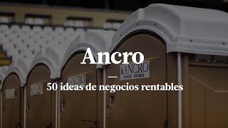 ANCRO EMPRESA DE ALQUILER DE BAÑOS PORTÁTILES EN LIMA  50 IDEAS DE NEGOCIOS RENTABLES EN PERÚ [upl. by Gnes5]